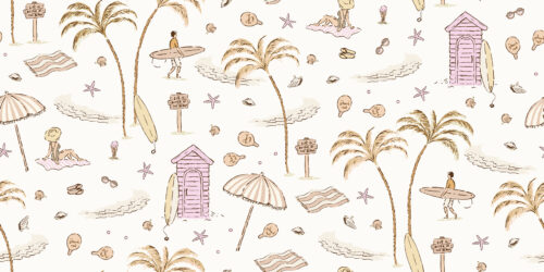 Eva Catharina - Beach Life Pink 15 CM X