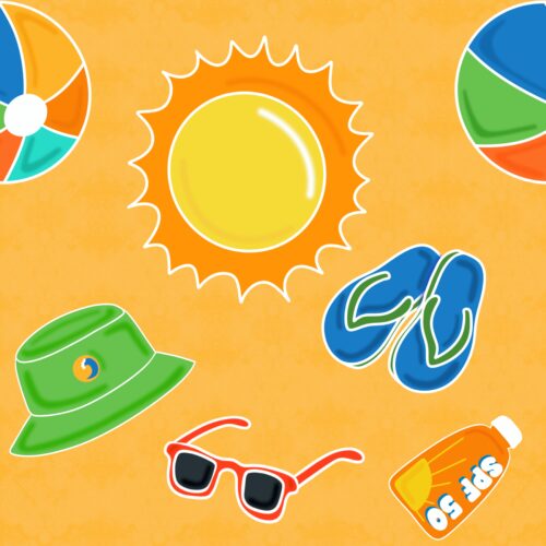 Fun in the Sun - Beachdayyellow