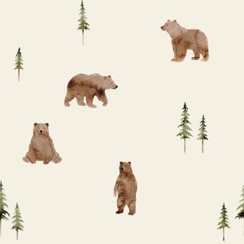 Vanya Minimalist Designs - Bear In The Forest 02