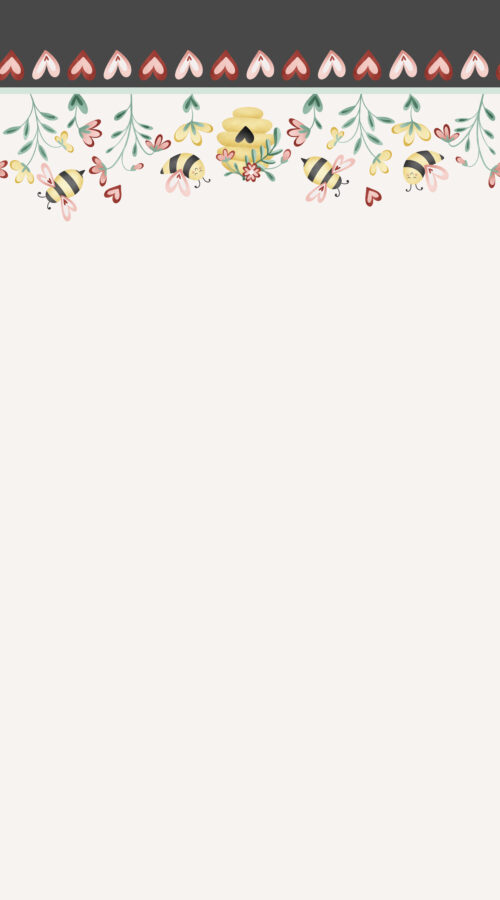 Krystal Winn - Bee Mine Border Single Horizontal