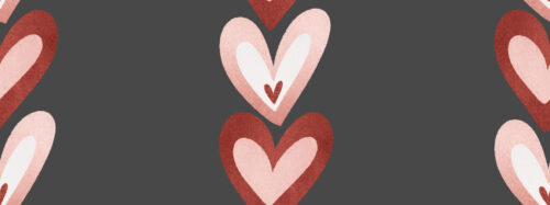 Krystal Winn - Bee Mine Heart Stripe Black