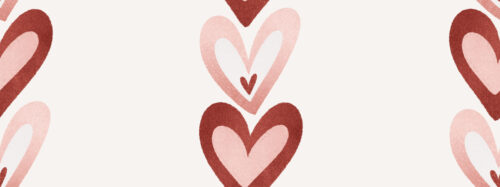 Krystal Winn - Bee Mine Heart Stripe White