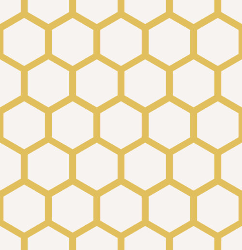 Krystal Winn - Bee Mine Honeycomb Golden Yellow