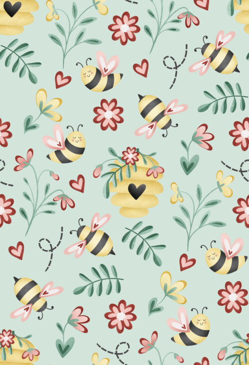 Krystal Winn - Bee Mine Light Mint