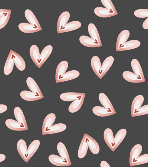 Krystal Winn - Bee Mine Tossed Hearts Black