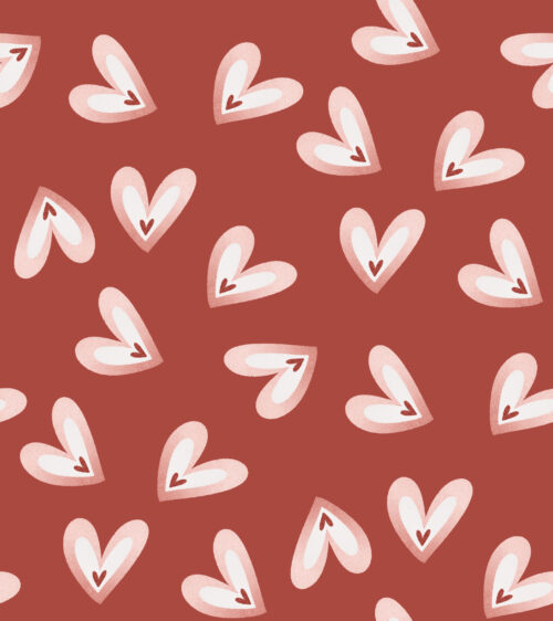 Krystal Winn - Bee Mine Tossed Hearts Red