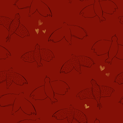 Juniper Row - Bird Song In Red 13