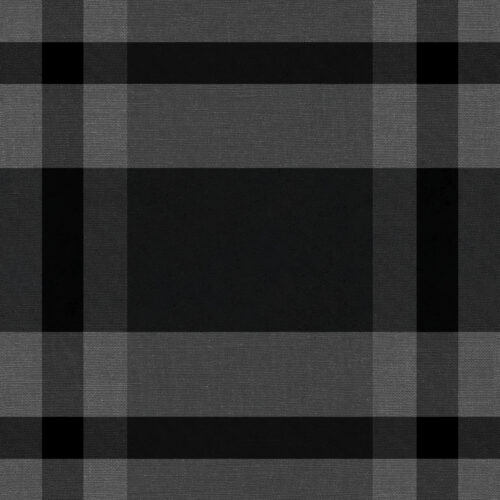 Hip Kid Design - Black and Charcoal Linen Plaid