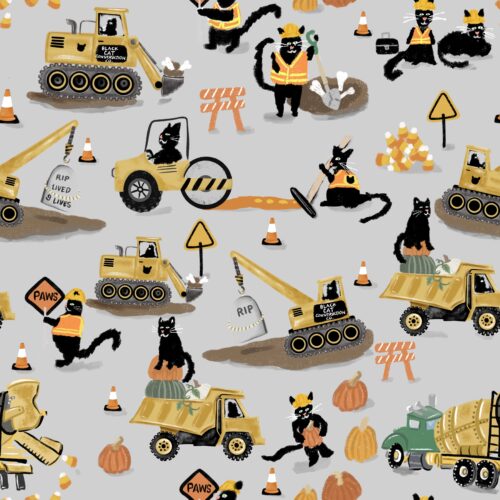 Lindsay Anne - Black Cat Construction Gray