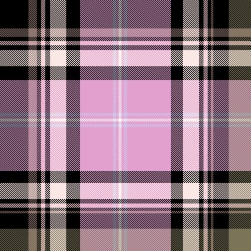 Lindsay Anne - Black Lilac Plaid