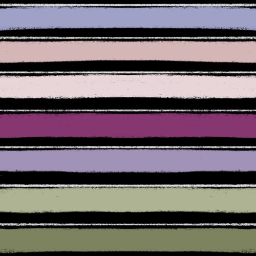 Lindsay Anne - Black Multi Stripe