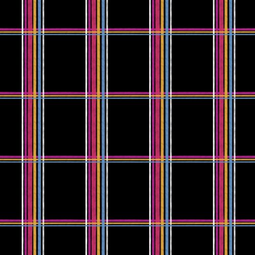 Black Plaid - Coord For Butterfly Zinnia