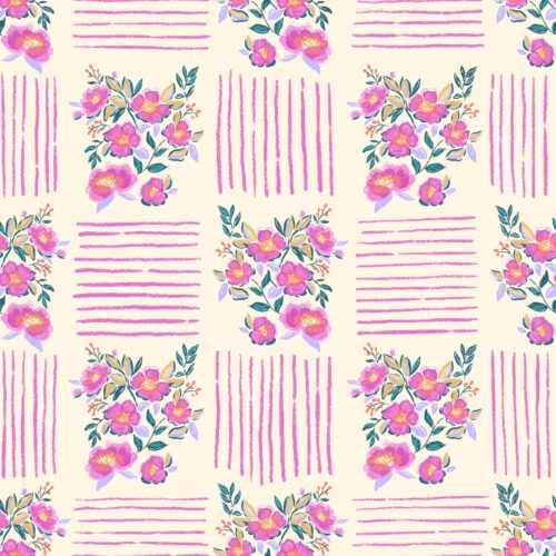 Lindsay Anne - Blooming Check Cream