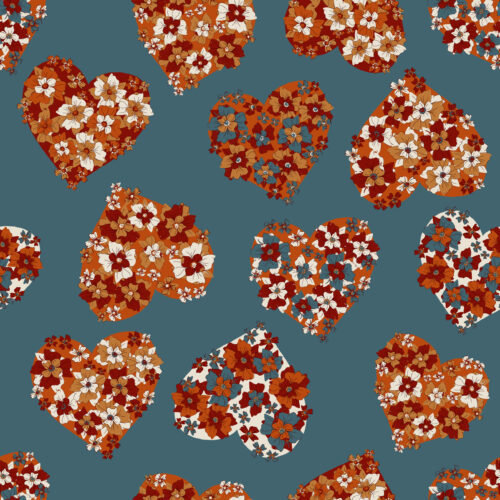 Juniper Row - Blossom Hearts In Blue Steel