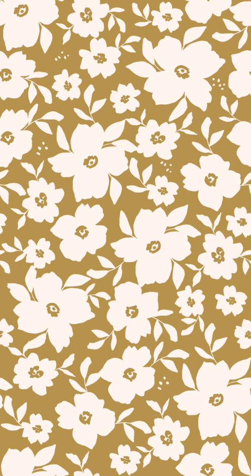 Indy Bloom Designs - Blossoms In Golden Green