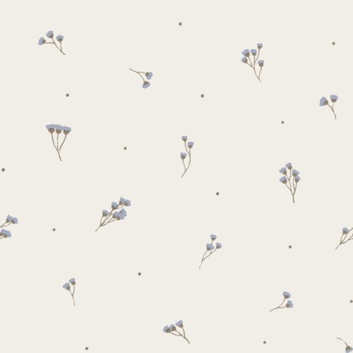 Vanya Minimalist Designs - Blue Flowers 01