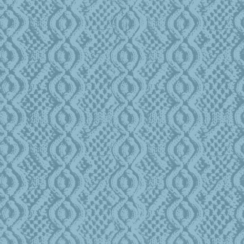 Blue Cable Knit