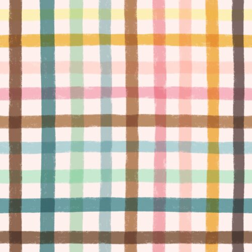 Lindsay Anne - Boardwalk Plaid Lt Pink Multi