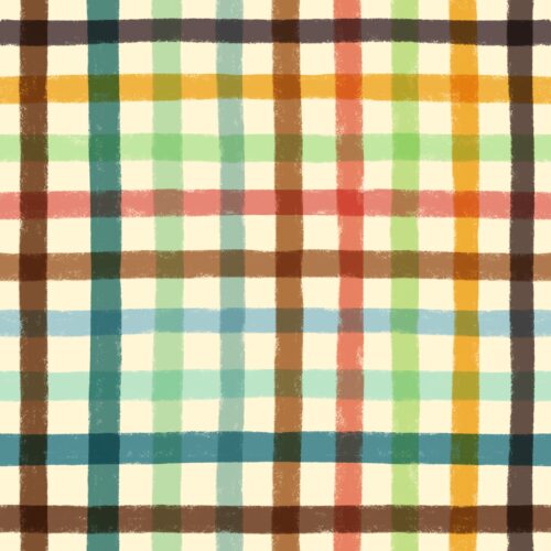 Lindsay Anne - Boardwalk Plaid   Lt Yellow Multi Gender Neutral