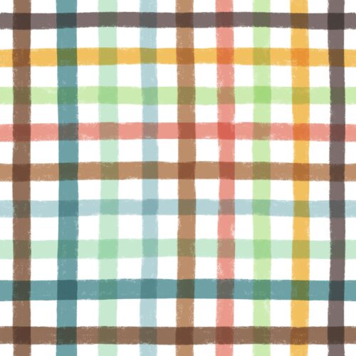 Lindsay Anne - Boardwalk Plaid White Multi