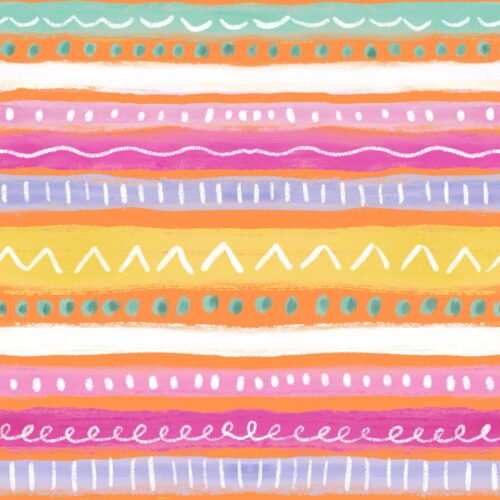 Lindsay Anne - Boheme Beam Stripe Sunset Orange