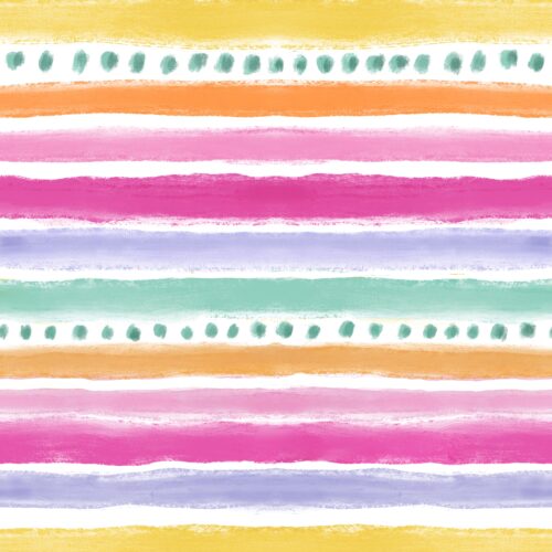 Lindsay Anne - Boheme Beam Stripe White