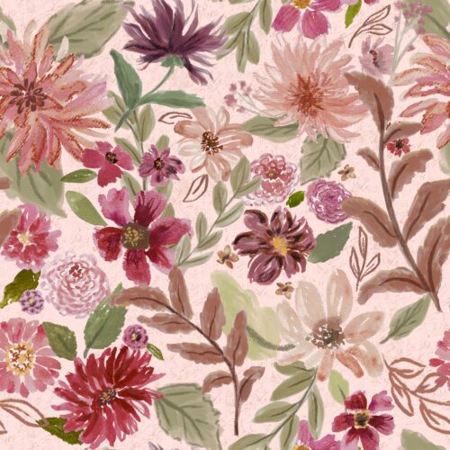 Lindsay Anne - Boho Blooms In Boho Rose