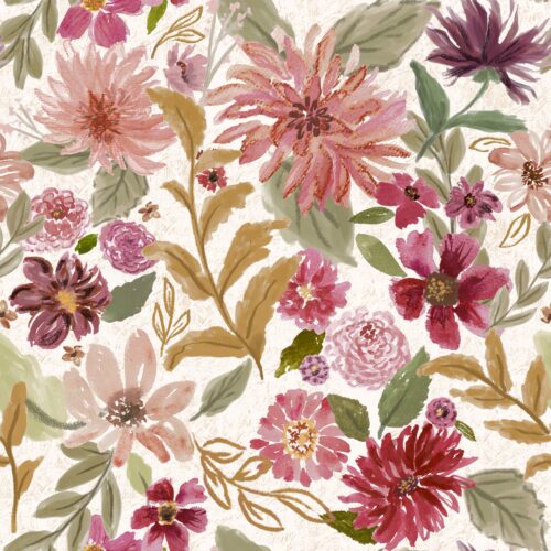 Lindsay Anne - Boho Blooms In Off White