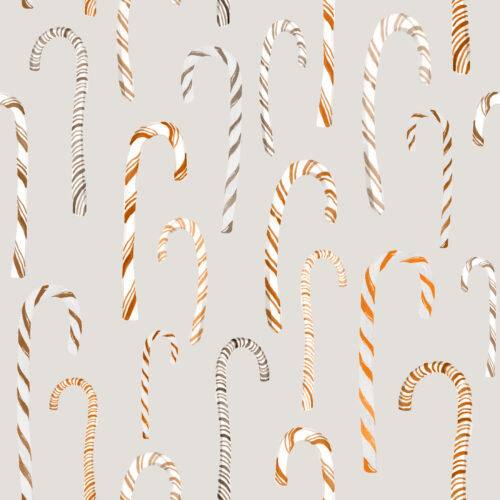 Hip Kid Design - Boho Candy Canes on Swirl