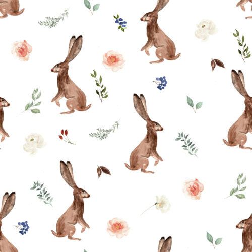Hip Kid Design - Boho Woodland Bunnies