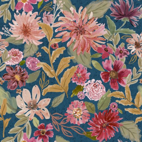 Lindsay Anne - Boho Blooms In Jewel Blue