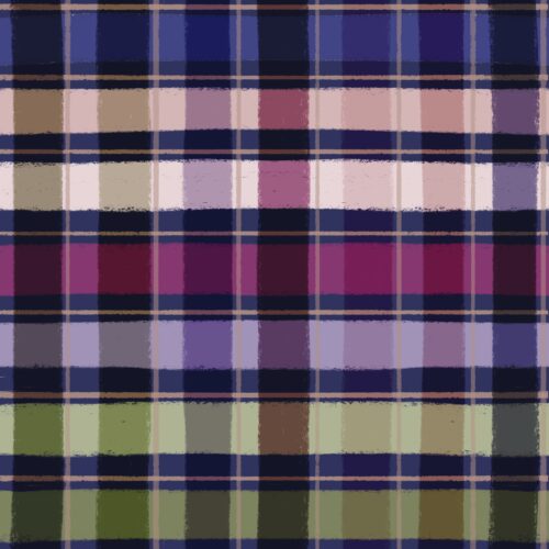 Lindsay Anne - Bold Purple Multi Plaid