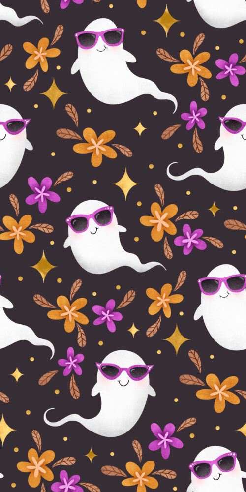 Krystal Winn - Booojee Floral Ghosts Black