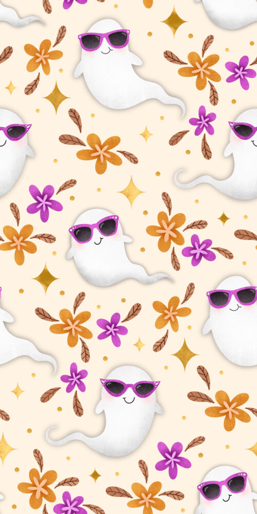 Krystal Winn - Booojee Floral Ghosts Cream