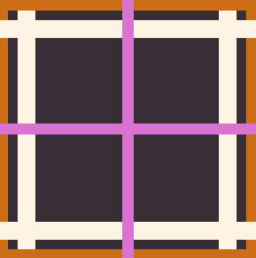 Krystal Winn - Booojee Plaid Purple And Black