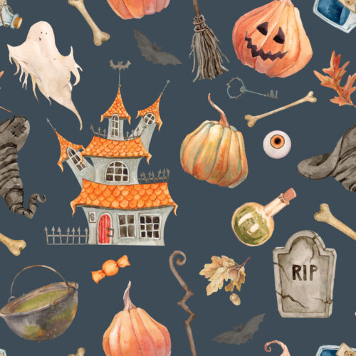 Hip Kid Design - Boo's House Deep Navy