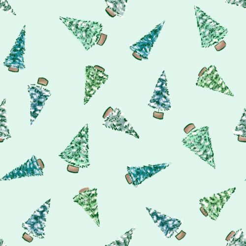 Lindsay Anne - Bottle Brush Tree Toss Mint