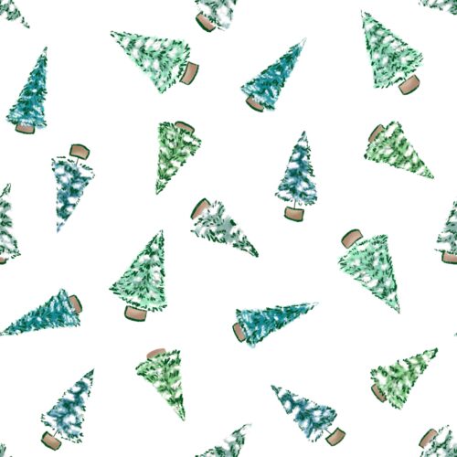 Lindsay Anne - Bottle Brush Tree Toss White