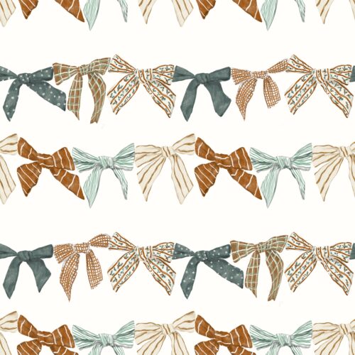 Lindsay Anne - Bow Garland   Cozy Cottage Multi