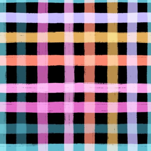 Lindsay Anne - Bright Plaid Black