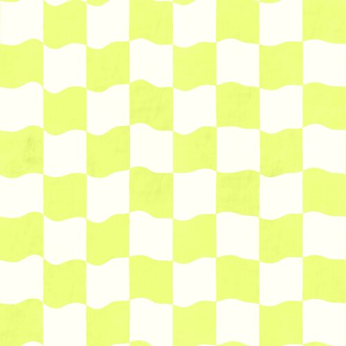 Lindsay Anne - Bright Wavy Checker Lemon Lime
