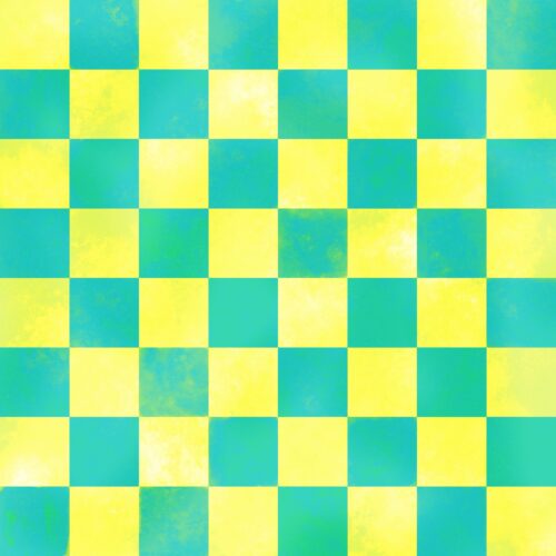 Lindsay Anne - Bright Yellow And Teal Check