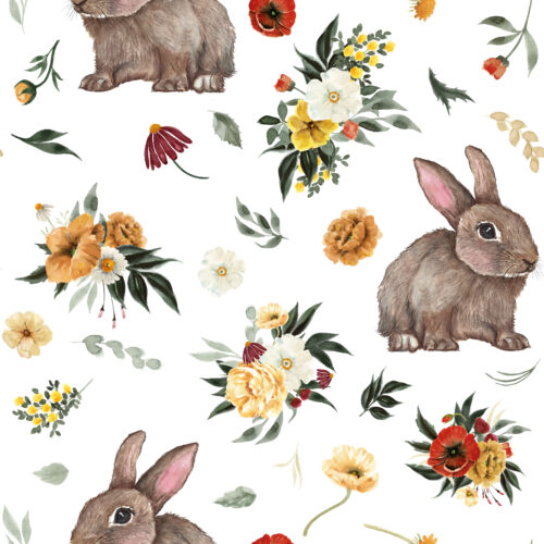 Hip Kid Design - Bunnies and Florals