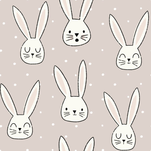 Hip Kid Design - Bunny Faces Swiss Coffee