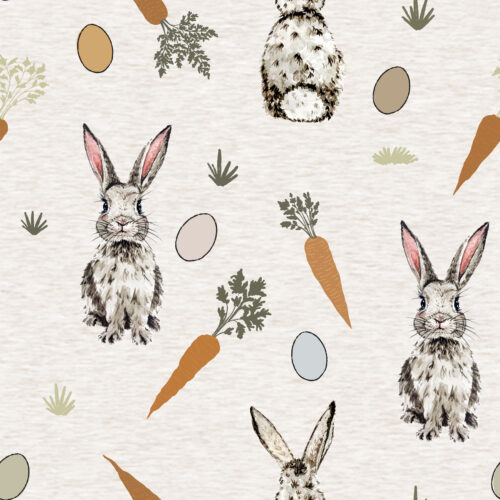 Hip Kid Design - Bunny Patch Bone Melange Texture copy