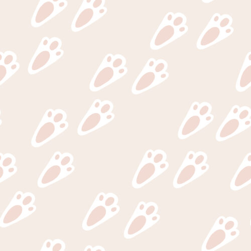 Hip Kid Design - Bunny Paw Print Tracks