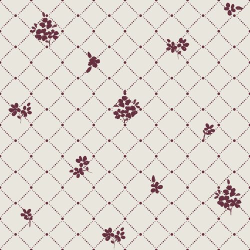 Vanya Minimalist Designs - Burgundy Flowers 02