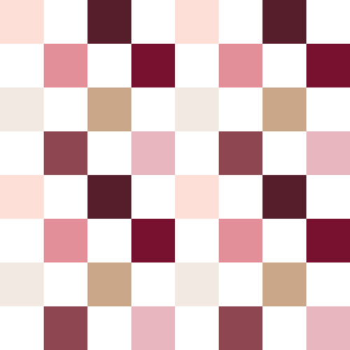 Hip Kid Design - Burgundy and Blush Buffalo Check