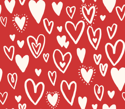 Indy Bloom Designs - Bursting Hearts In Red