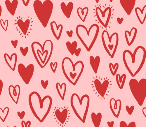 Indy Bloom Designs - Bursting Hearts In Valentine Pink